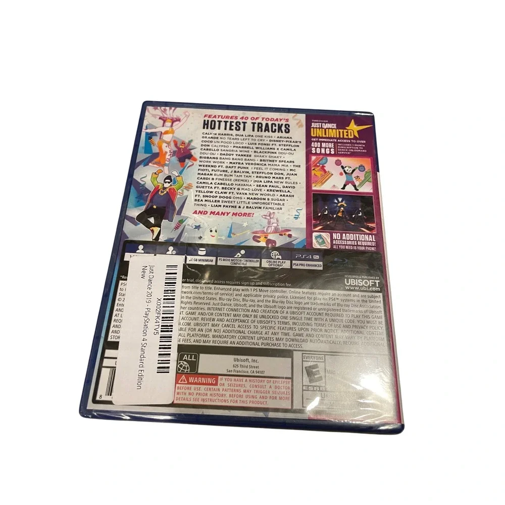 Just Dance 2019 Sony PlayStation 4 PS4 Video Game New Sealed Ubisoft CUSA-12497